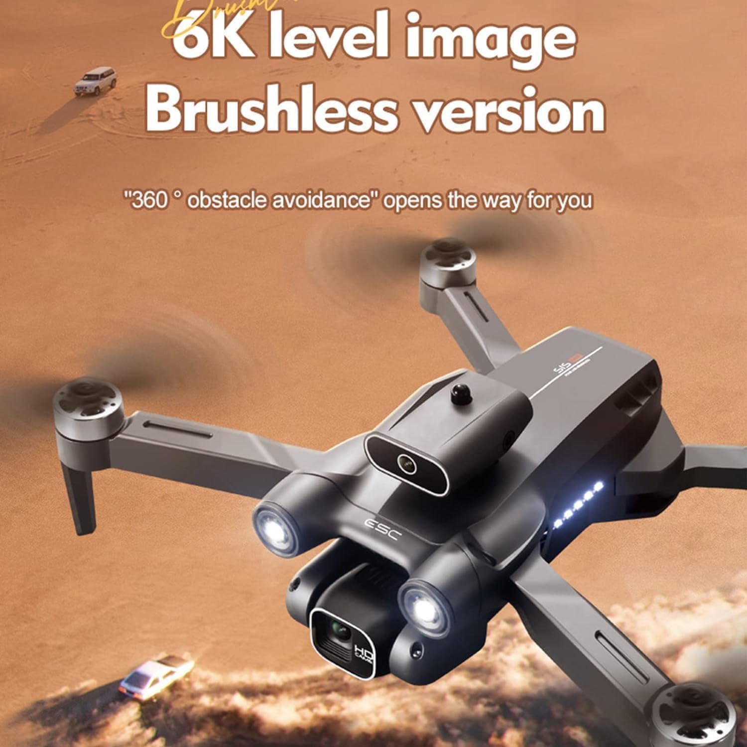 Hot Sale！Brushless Motor Drones With 5 Cameras for Adults and Beginner,Quadcopter