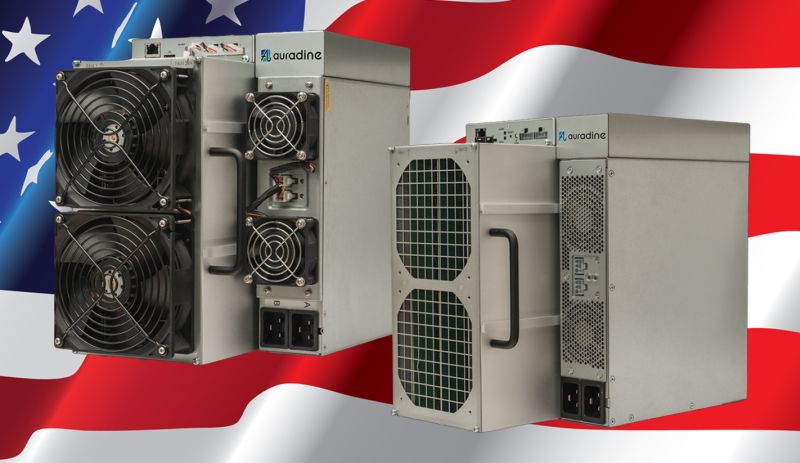 BITCOIN miner Auradine Teraflux AH3880 600 TH/s