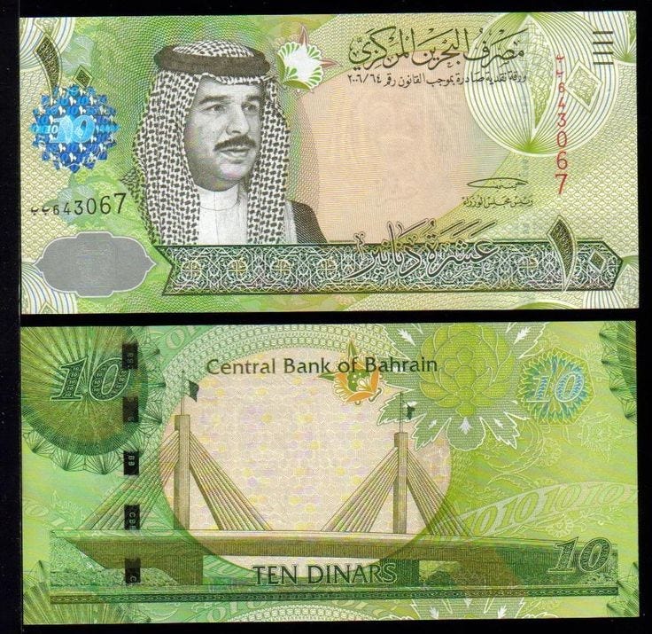 🇧🇭5000BD Bahrain dinar counterfeit money