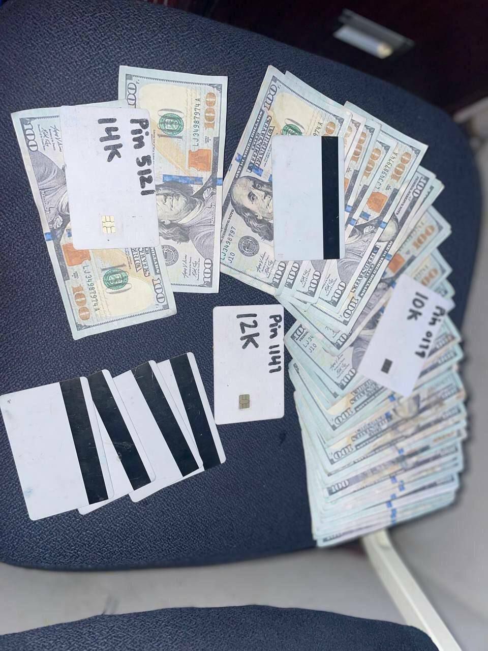 Clone card $11k balance with pin